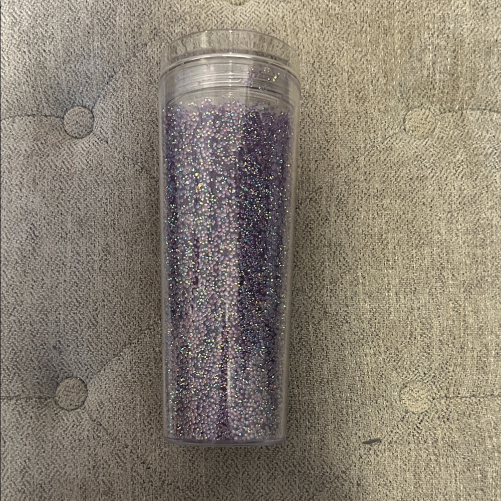 Glittery Purple Tumbler